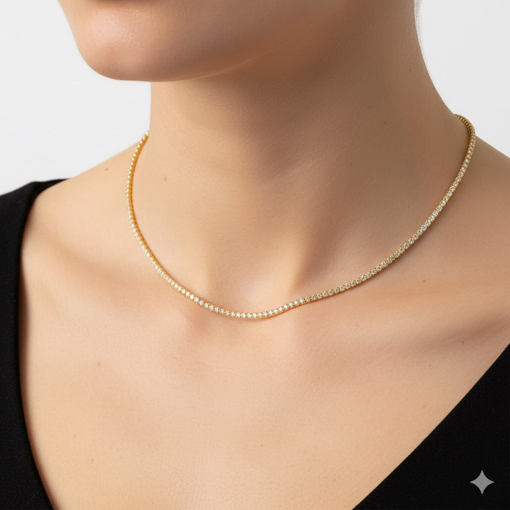 Preorder - The prestige Tennis Necklace